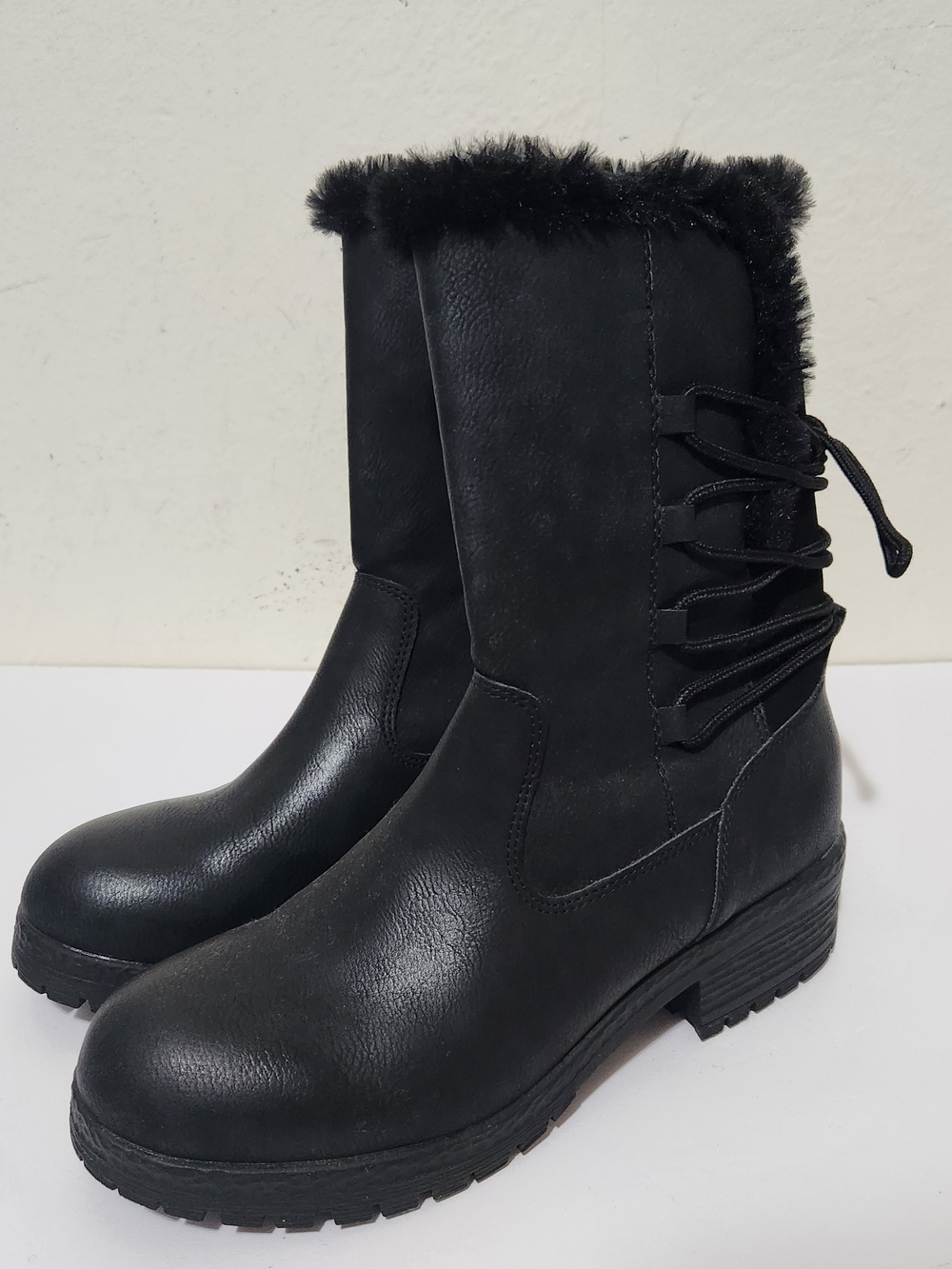 Andiamo Whimsigoth Dark Coquette Gorpcore Cozy Core Effortless Mid-Calf Boots